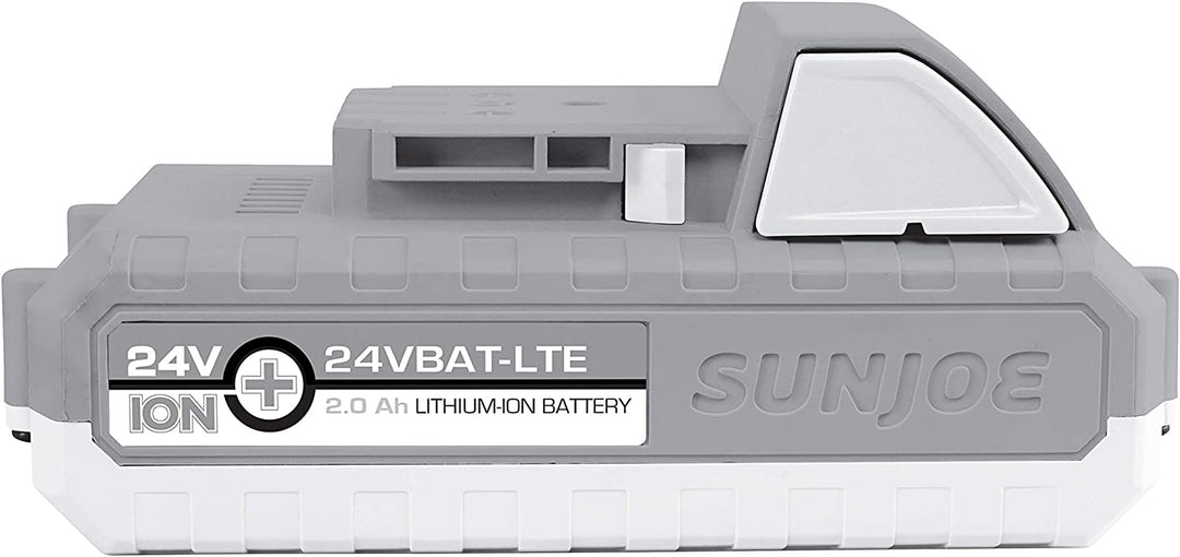 Snow Joe + Sun Joe 24V-2AMP | 24-Volt iON+ Starter Kit | W/ 2.0-Ah Battery and Quick Charger (Open Box)