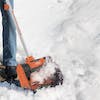 Restored Snow Joe 24V-SS12-XR | 24-Volt iON+ Cordless Snow Shovel Kit | 12-inch | W/ 5.0-Ah Battery + Charger | Orange (Refurbished)