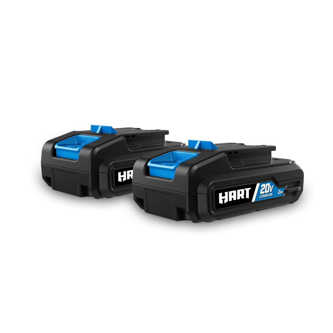 Restored Scratch and Dent HART 2-Pack 20-Volt Lithium-Ion 2.0Ah Battery (Charger Not Included) (Refurbished)