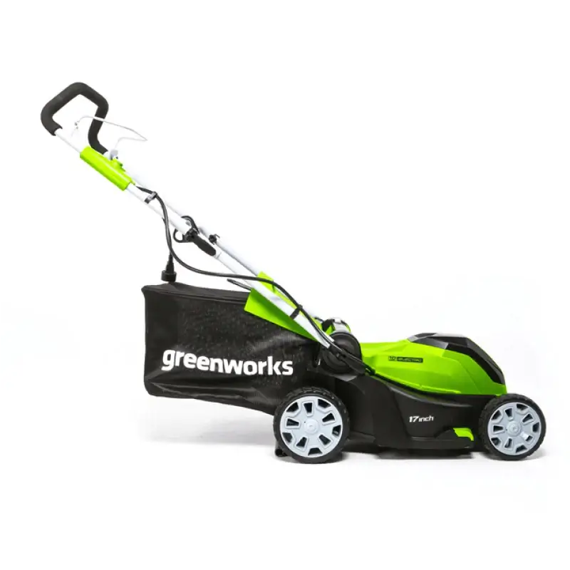 Restored Greenworks 10 Amp 17-inch Corded Electric Lawn Mower (Refurbished)