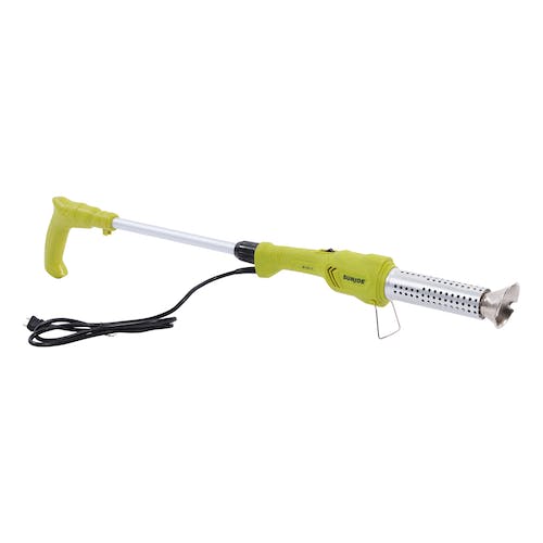 Restored Scratch and Dent Sun Joe SJ-EWB Electric Weed Burner & BBQ Lighter | W/ Adjustable Pole and Extension Handle | 1022F | 1500W (Refurbsihed)