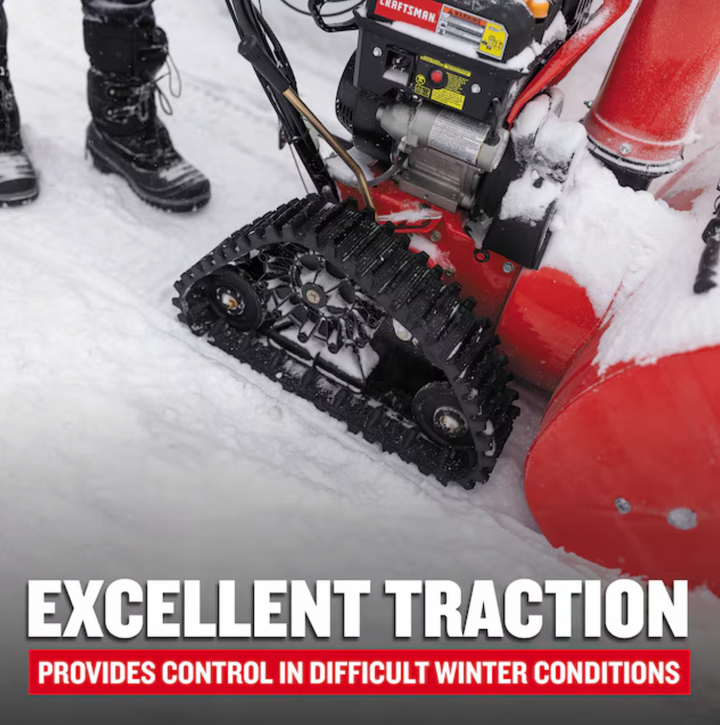 CRAFTSMAN Performance 26 Track | 26in Two-Stage 243cc Gas Snow Blower | Self-Propelled | Electric Start