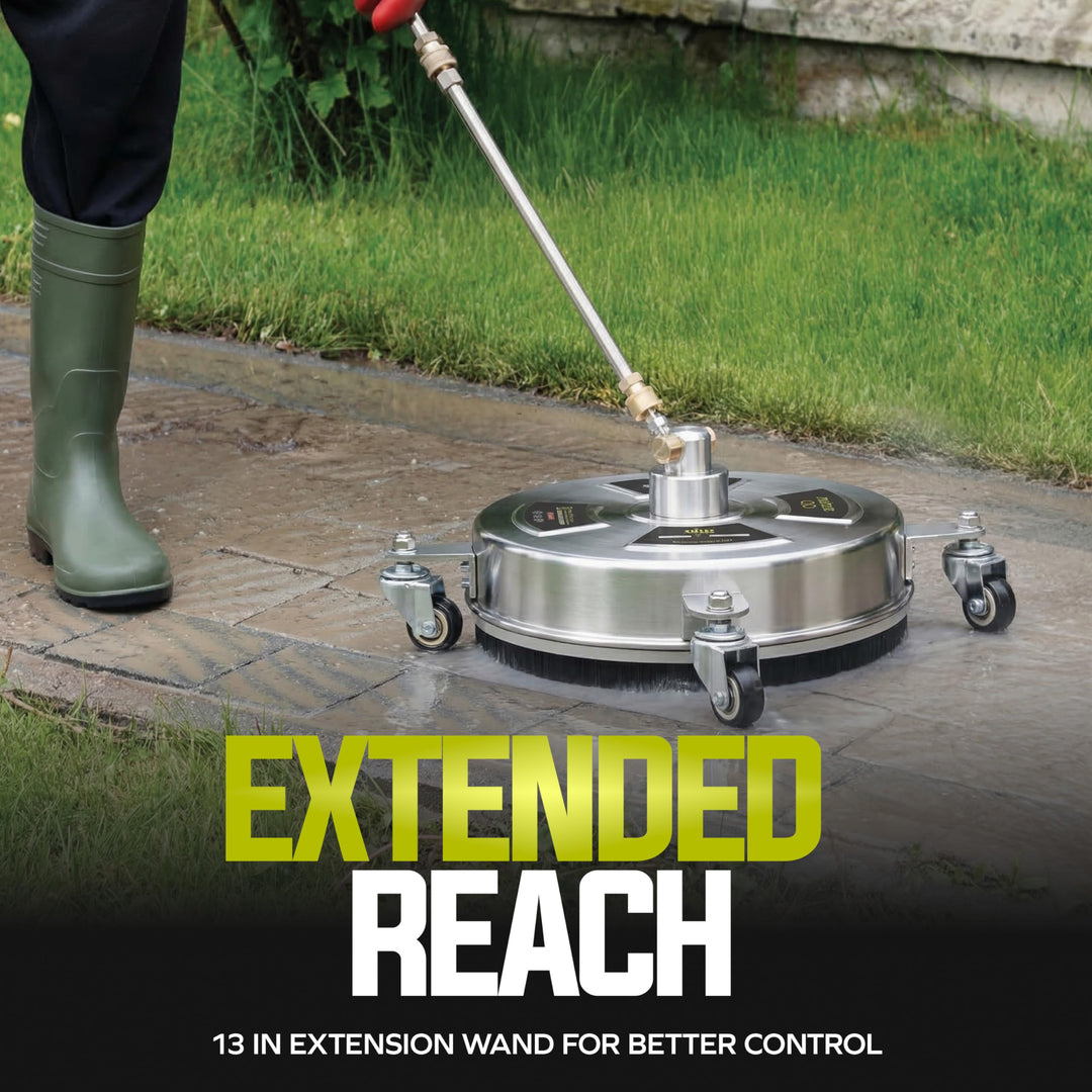 Sun Joe 13-Inch Universal Surface Cleaner Pressure Washer Attachment | 4000 PSI | 4.0 GPM Flow Rate | SPX-SC14 | In-Store Exclusive