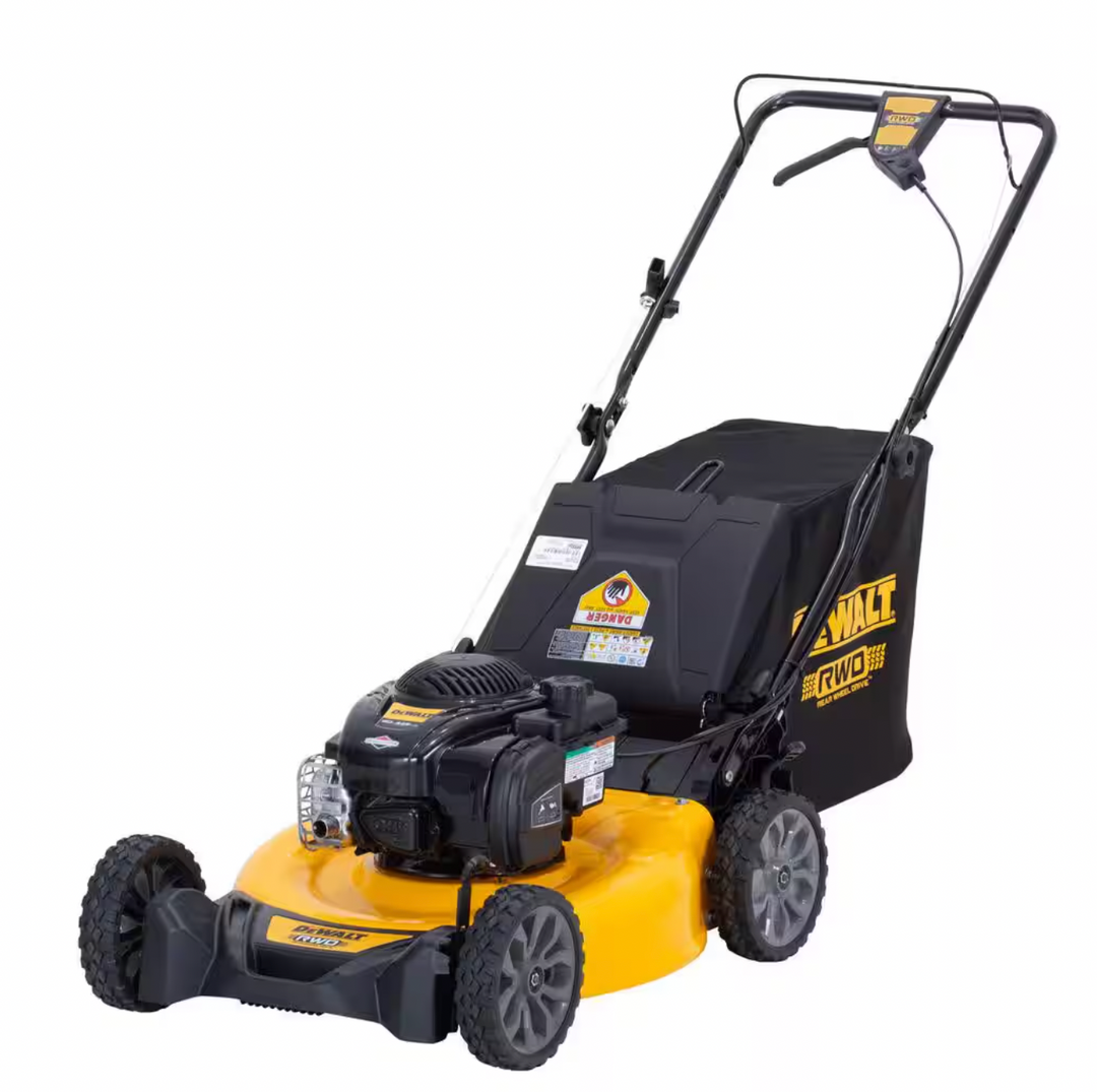 Dewalt 12A-01T9739 | 2-in-1 Self Propelled Gas Lawn Mower | 21 in. | 150cc Briggs and Stratton Engine | Rear Wheel Drive (Refurbished)