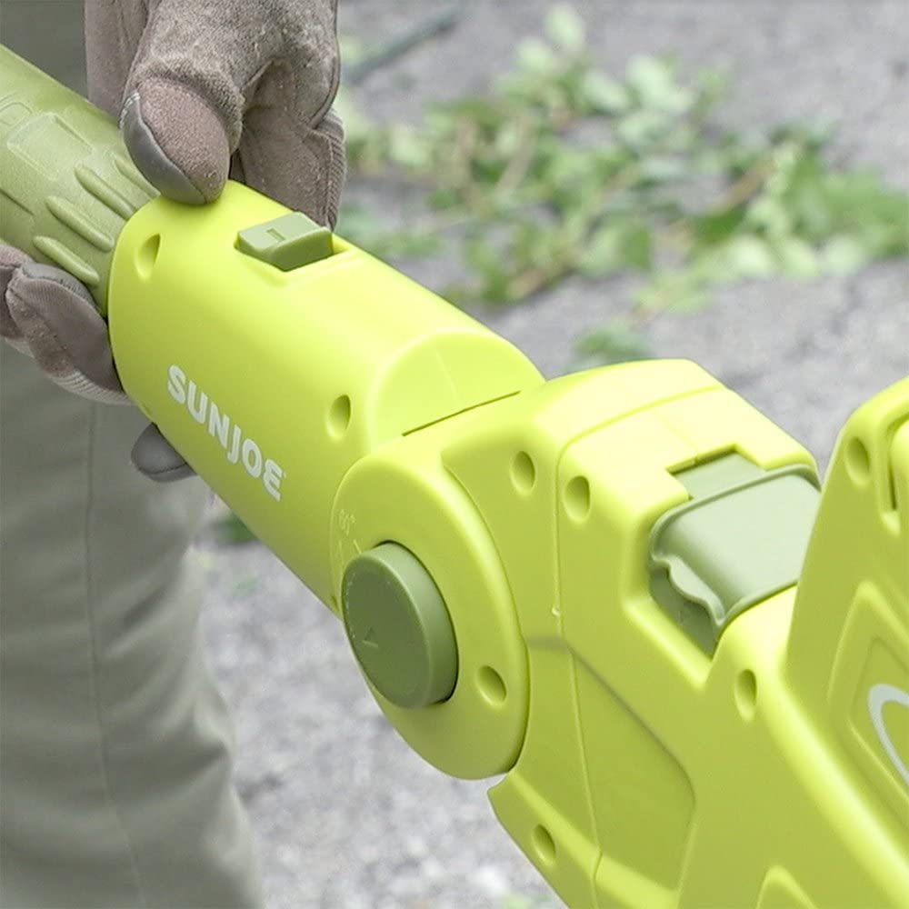 Restored Sun Joe SJH902E 21-in 4-Amp Multi-Angle Electric Telescoping Pole Hedge Trimmer (Refurbished)