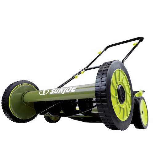 Restored Sun Joe MJ501M | In-Store Exclusive | Manual Reel Mower W/ Grass Catcher | 18-inch | 9-Position (Refurbished)