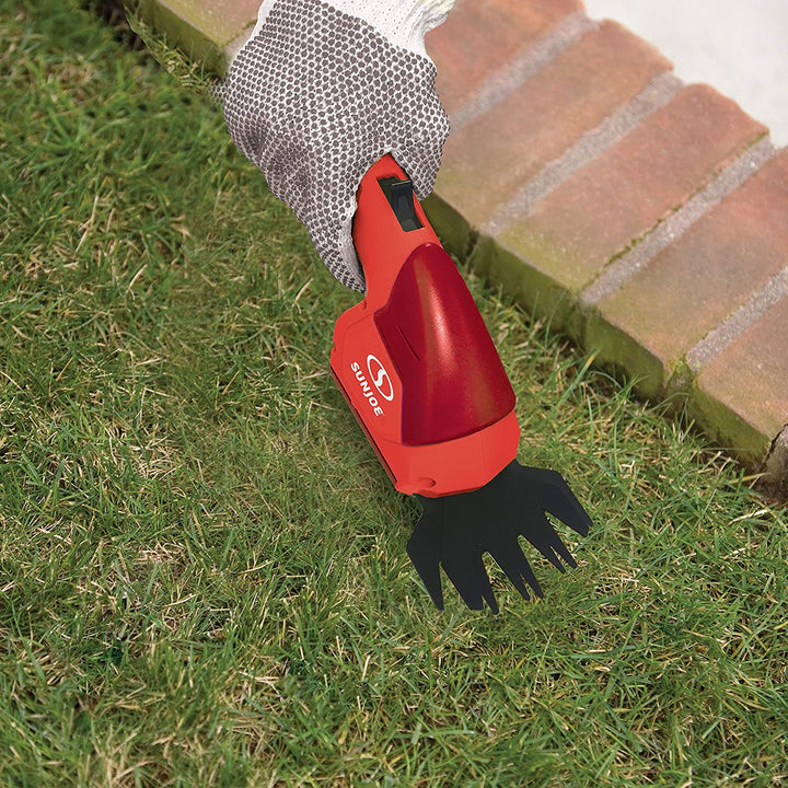 Restored Sun Joe HJ604C 7.2-Volt 2-in-1 1250-RPM Cordless Grass Shear / Shrubber Handheld Trimmer, Rechargeable On-board Lithium-Ion Battery and Charger Included (Refurbished)