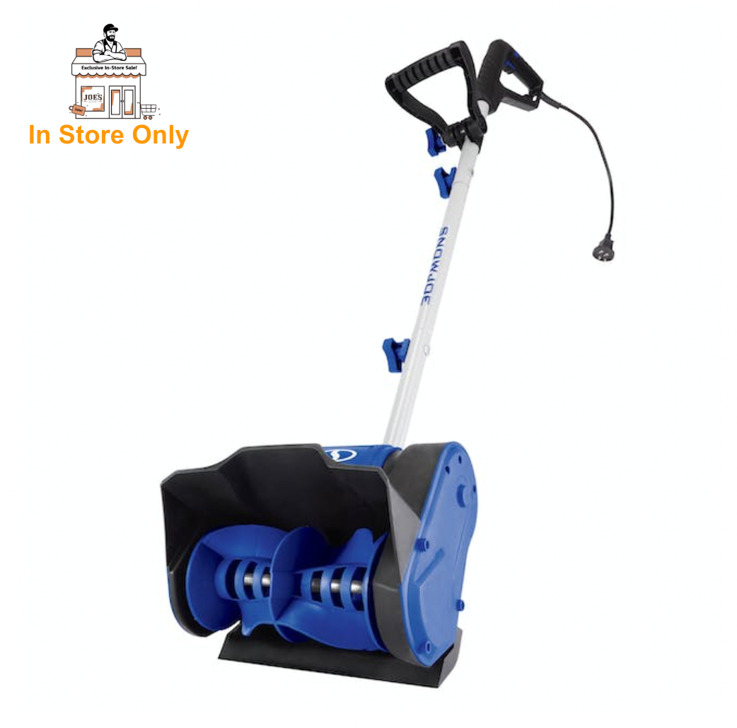 Restored Snow Joe 320E Electric Snow Shovel | In-Store Exclusive | 10-Inch | 8.5-Amp (Refurbished)