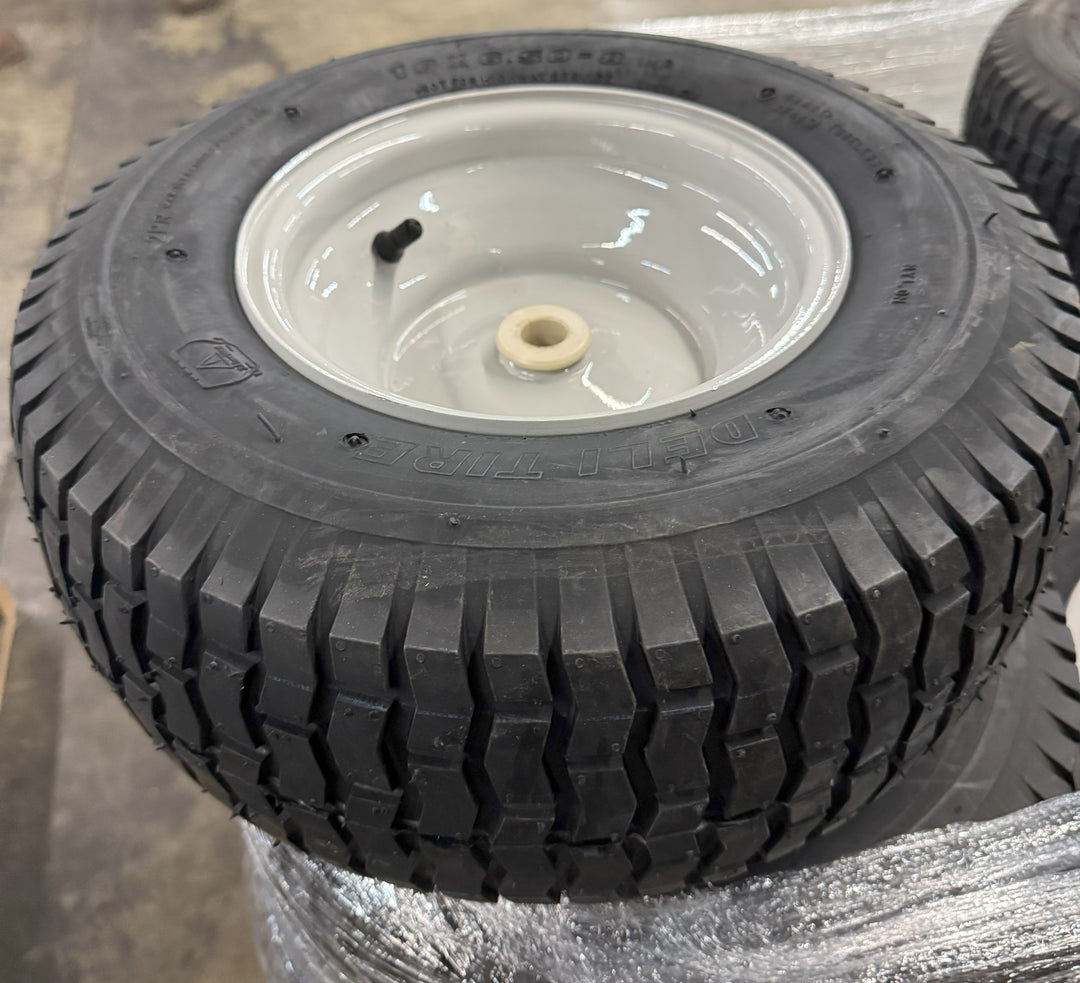 Deli Turf Tire, 4 Ply Rating, Tubeless, Lawn and Garden Tire (16x6.50-8) on Rim