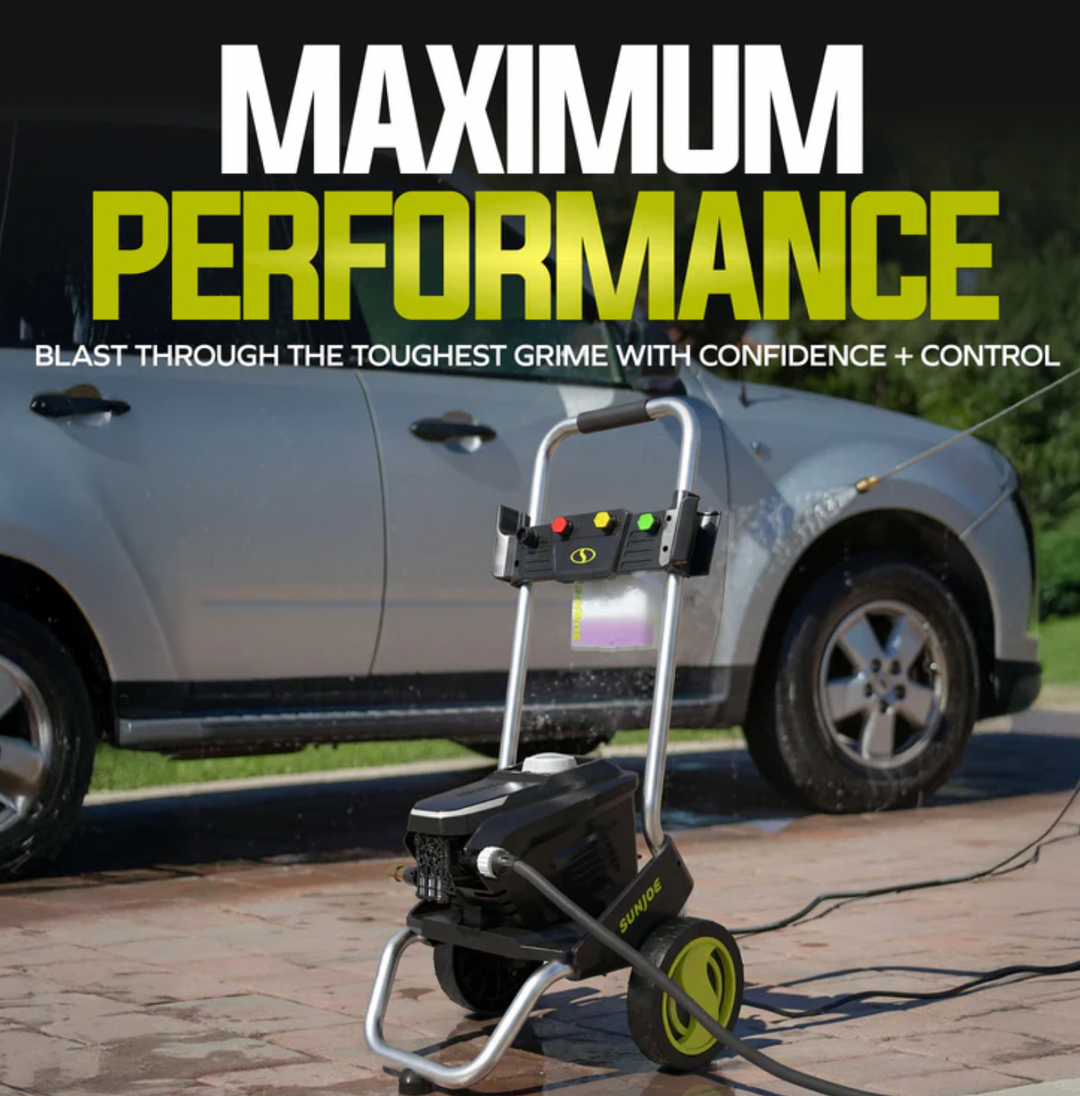 Restored Sun Joe SPX7000-MAX | 2200 PSI Electric Pressure Washer | Foam Cannon + Turbo Nozzle | 1.1 Rated GPM | 13-Amp (Refurbished)