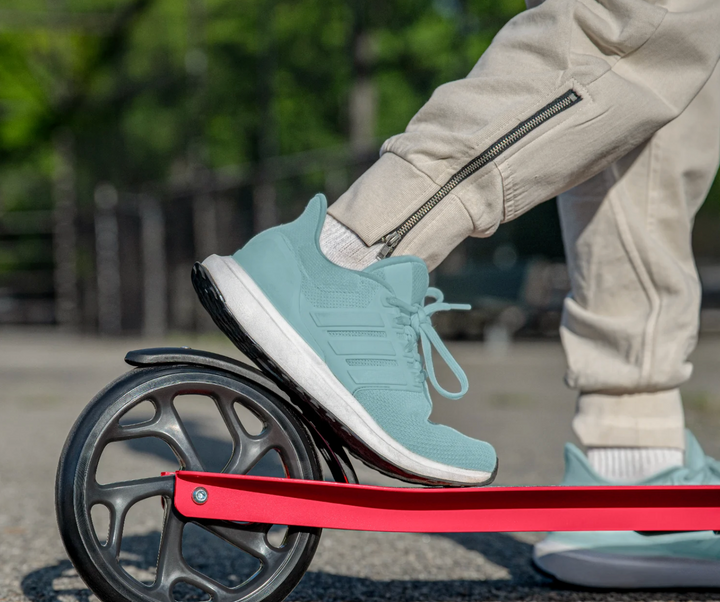 Jetson Hex 8” Big Wheel Kick Scooter | Foldable Design | Adjustable Handlebar | Rear Foot Brake | Ages 8+ | 220 lb Capacity