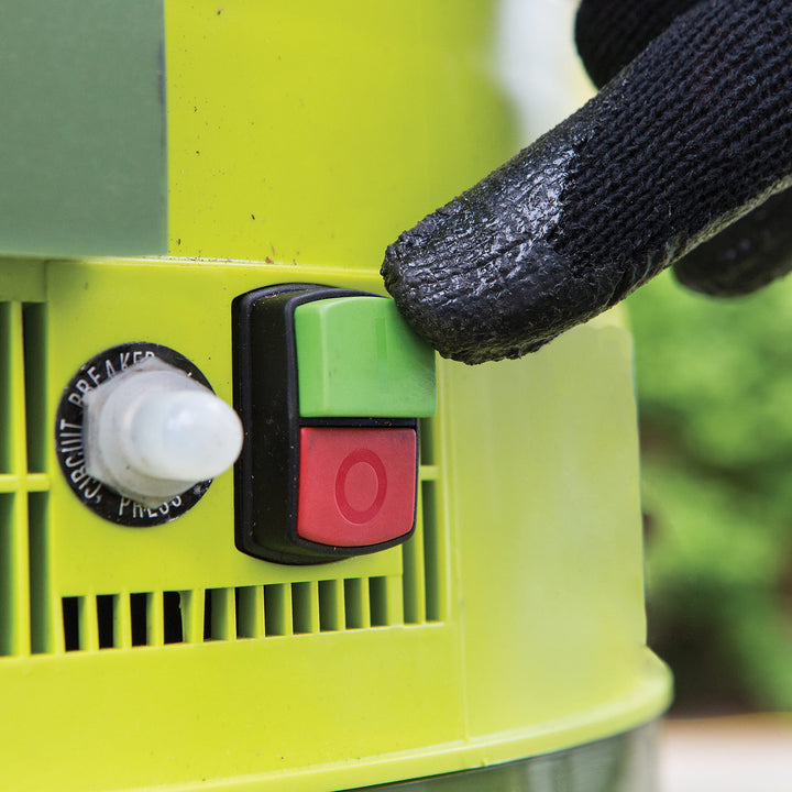 Restored Sun Joe SDJ616 | Electric Leaf Mulcher/Shredder | 13-Amp | 16:1 Reduction Ratio | 8,000-RPM | Mulch up to 55-Gallons per Minute | Adjustable Control Dial | Green (Refurbished)