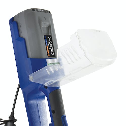 Restored Snow Joe iON13SS-LTE-HYB | 40V Hybrid Cordless and Electric Cordless Snow Shovel Kit | 13-Inch | W/ 2.0-Ah Battery and Charger (Refurbished)