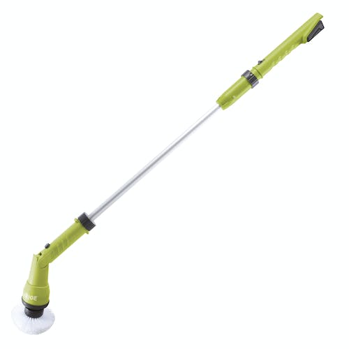 Restored Sun Joe 24V-PWSCRB-LTW | 24V Cordless Indoor/Outdoor 1000-OPM Oscillating Scrubber | 4 Attachments & Battery + Charger (Refurbished)