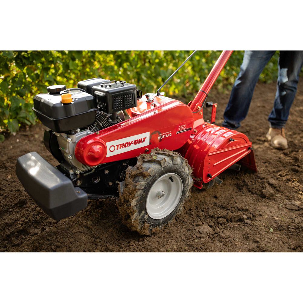 Restored Troy-Bilt 450 Series Dual-Direction Rear-Tine Tiller  18in. Tilling Width, 7in. Tilling Depth, 208cc OHV Engine (Refurbished)