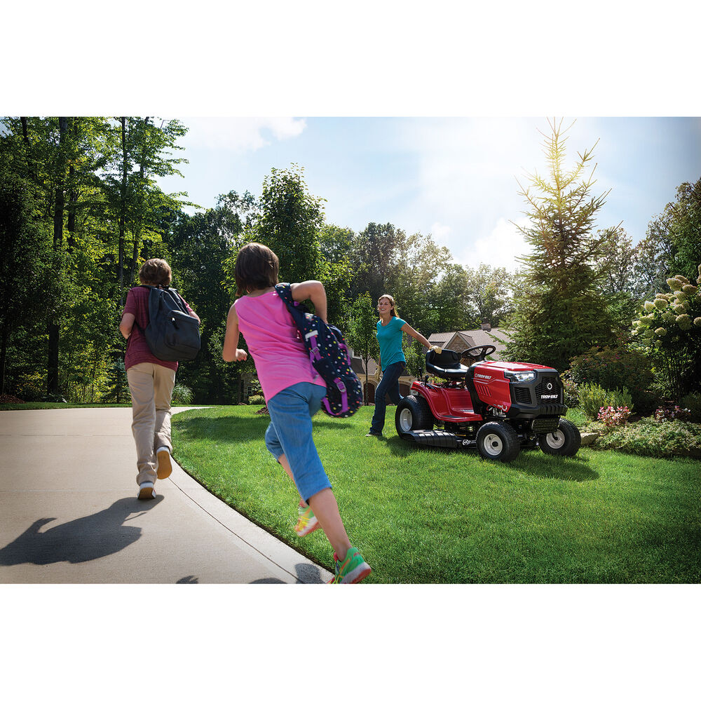 Restored Troy-Bilt Pony 42 Riding Lawn Mower | 547cc Troy-Bilt Engine | 42" Side-Discharge | 7-Speed Shift On The Go Transmission (Refurbished)