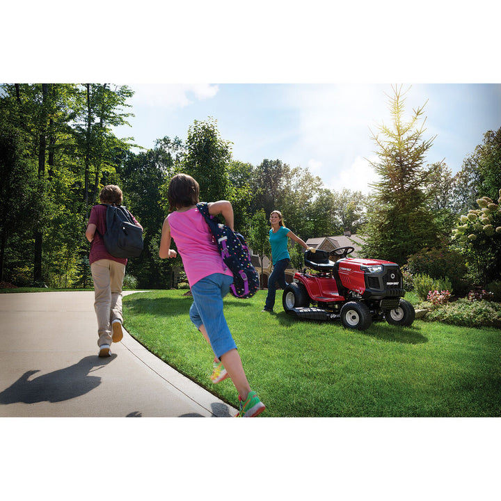 Restored Troy-Bilt Pony 42 Riding Lawn Mower | 547cc Troy-Bilt Engine | 42" Side-Discharge | 7-Speed Shift On The Go Transmission (Refurbished)
