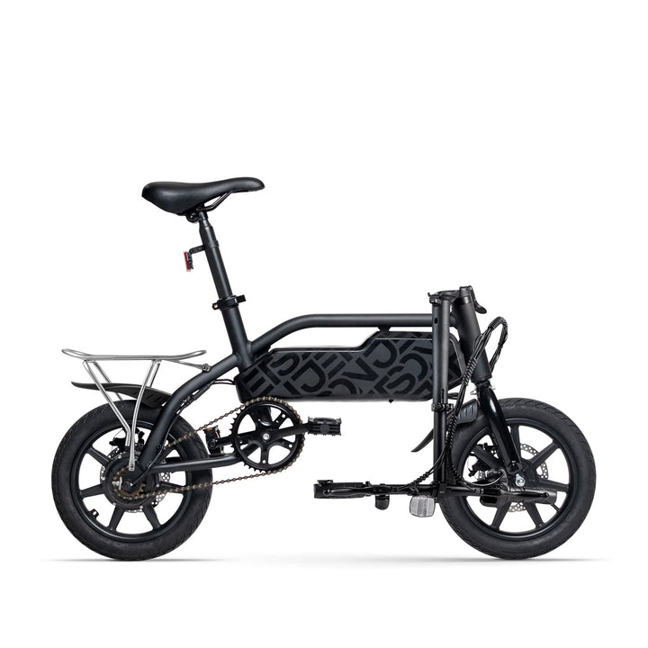 Jetson J5 Electric Bike | Top Speed 15 MPH | 350-Watt | Max Range 15M W/ Twist Throttle | Max Range 30M W/ Pedal Assist (Black)