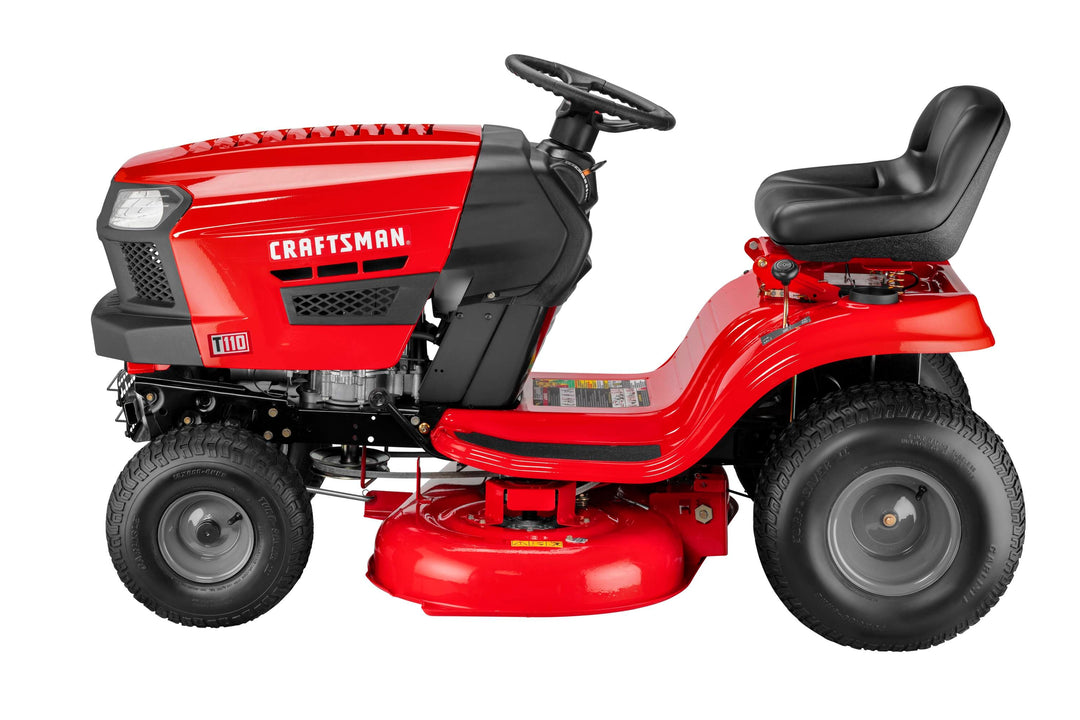 Craftsman T110 | 42" Riding Mower | 17.5 HP Briggs & Stratton Engine | 7-Speed Transmission
