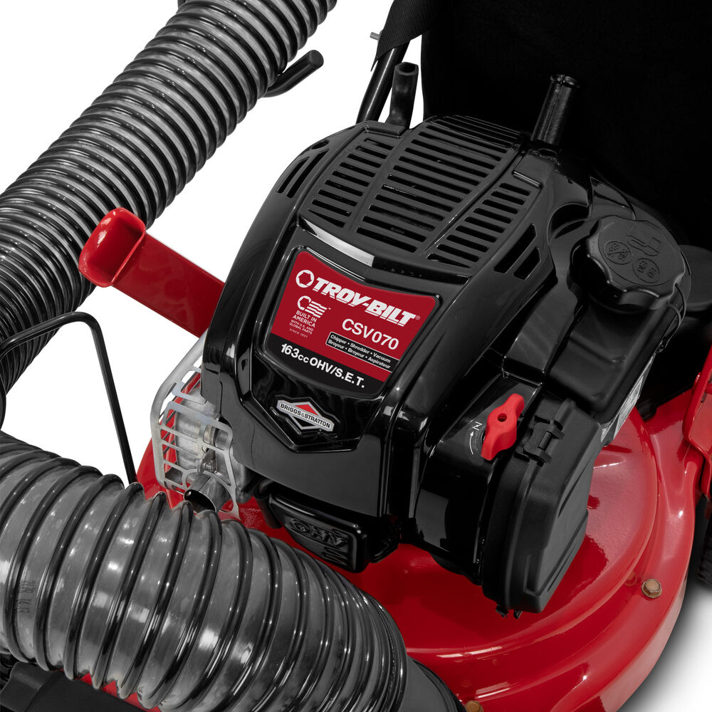 Restored Troy-Bilt CSV070 Self-Propelled Chipper Shredder Vacuum | 163cc Briggs & Stratton Engine (Refurbished)