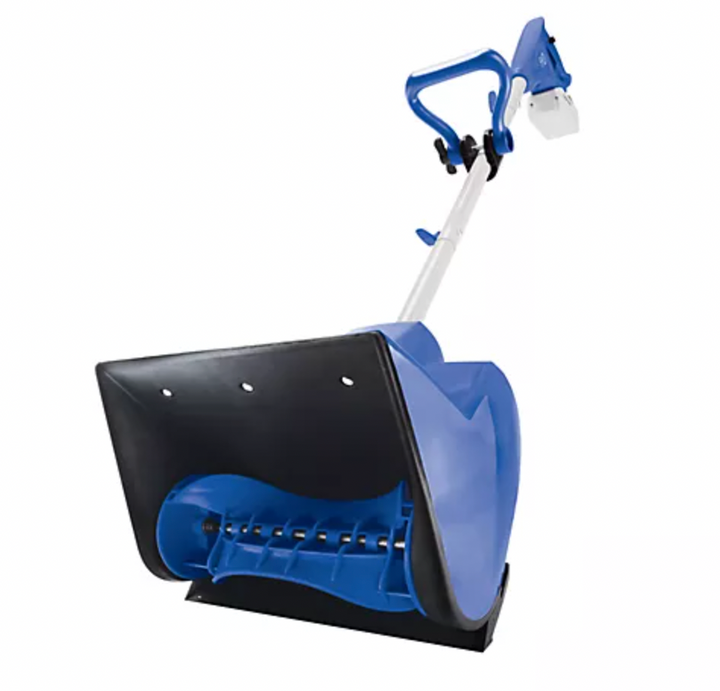 Restored Snow Joe 24V-SS11-ULT | 11" Cordless Snow Thrower Kit | W/ Telescoping Snow Broom & Battery Holder | Battery & Charger Included (Refurbished)