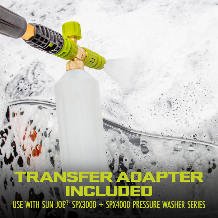 Sun Joe SPX-FC34 Foam Cannon for SPX Series Electric Pressure Washers | 34 Oz. (Open Box)