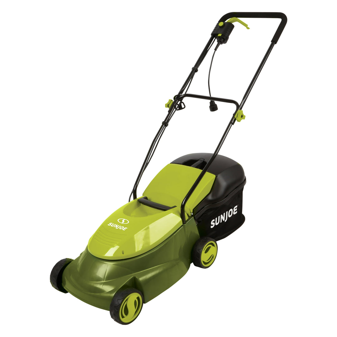 Restored Sun Joe MJ401E | Electric Lawn Mower With Grass Bag | 14-Inch | 12 Amp (Refurbished) | LOCAL PICKUP ONLY