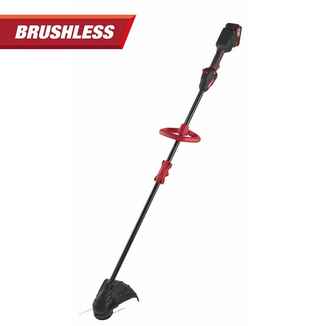 Restored Hyper Tough Brushless String Trimmer | Battery Powered | 20V Max | 13" | 4.0Ah | Rapid Reload Trimmer Head | HT22-401-03-02 (Refurbished)