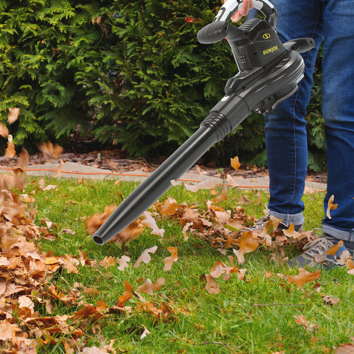 Sun Joe SJ-BVM-GA | Electric 3-in-1 Blower, Mulcher & Vacuum | With Gutter Kit (Refurbished) | In-Store Exclusive