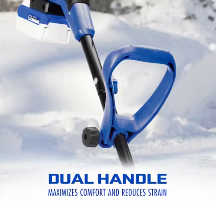 Restored Snow Joe 24V-SS13-TV1 Bundle | 13" Cordless Snow Shovel | 4-Ah Battery | Quick Charger | Cover + Ice Dozer Included (Refurbished)