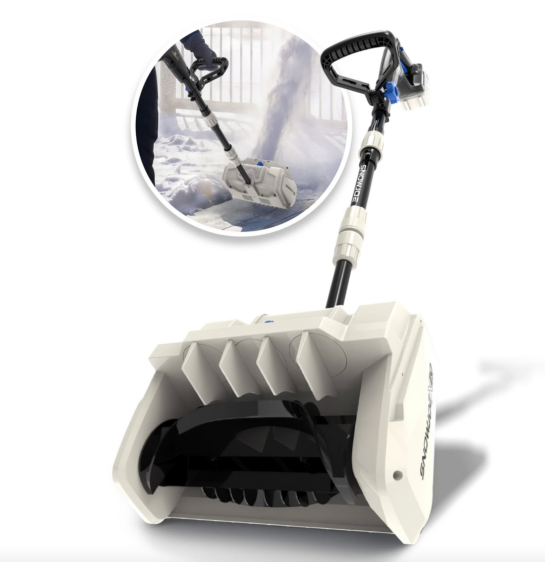 Restored Snow Joe 20-Volt Cordless Snow Shovel Kit | Directional Chute | Brushless Motor | W/ 4.0-Ah Battery + Charger (Refurbished)