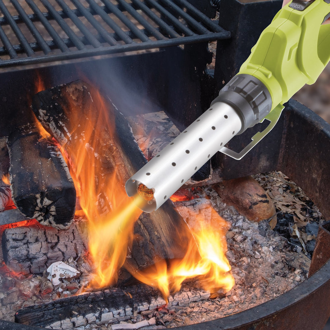 Restored Sun Joe 24V-BBQ-LTE | 24V IONMAX Cordless Electric Fire Starter | 1380-Degrees in 30-Seconds | For Charcoal BBQ Grills | W/ 2.0-Ah Battery + Charger (Refurbished)