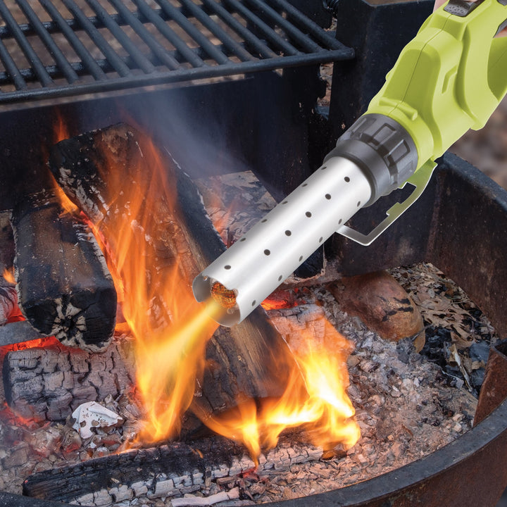 Restored Sun Joe 24V-BBQ-LTE | 24V IONMAX Cordless Electric Fire Starter | 1380-Degrees in 30-Seconds | For Charcoal BBQ Grills | W/ 2.0-Ah Battery + Charger (Refurbished)