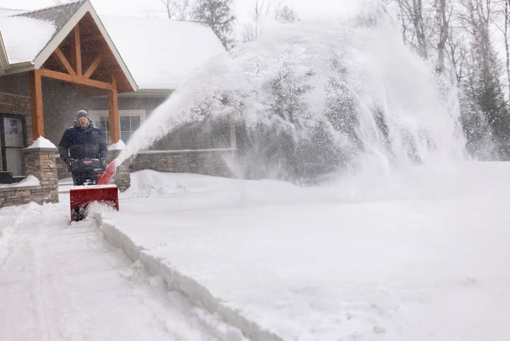 CRAFTSMAN 24-inch 208cc Two-stage Gas Snow Blower | Self-Propelled | Steel Chute | Electric Start (31AS6K1EB93)