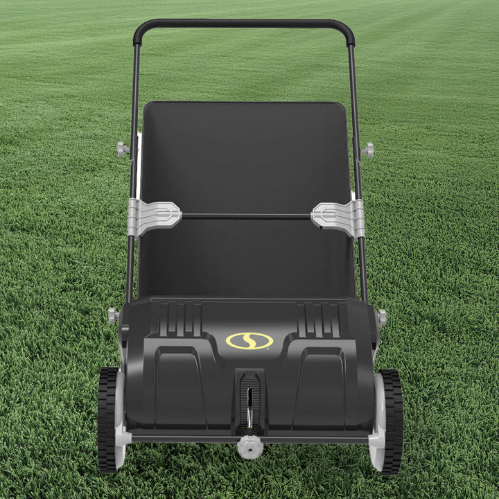 Restored Sun Joe SDJ601LS | 21-in Manual Leaf Sweeper | 22-Gal Collection Bag (Refurbished)