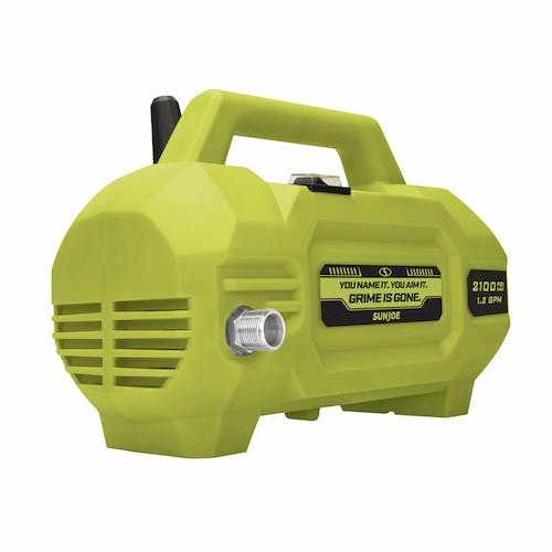 Restored Sun Joe SPX2100HH-SJG Electric Handheld Pressure Washer W/ Foam Cannon and Nozzles | 13-Amp | Easy Carry Handle | Included Accessories (Refurbished)