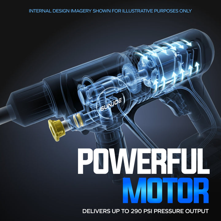 Sun Joe 20-Volt ECOSHARP Cordless X20 Pressure Sprayer | 290 PSI | W/ 5000 mAh (5.0-Amp) Battery + Charger (Refurbished) | In-Store Exclusive