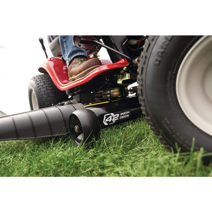 Troy Bilt Bronco 42 | Automatic Drive Gas Riding Lawn Tractor | 42 in. | 19 HP Briggs & Stratton Engine | With Mow in Reverse (Open Box)