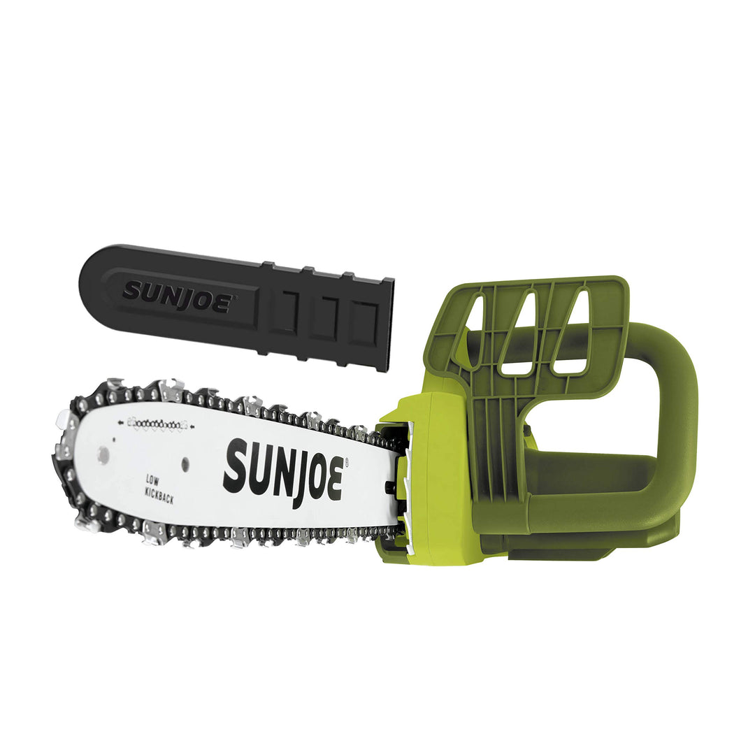 Restored Sun Joe SWJ699E 14-Inch 9.0 Amp Electric Chain Saw, Green (Refurbished) (Red)