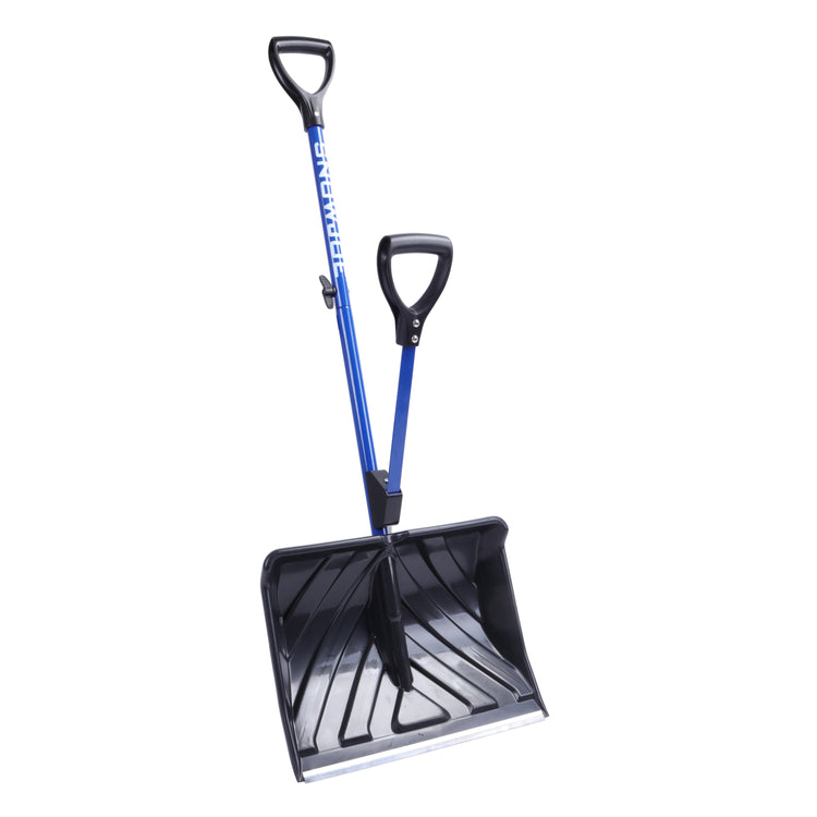 Restored Snow Joe Shovelution SJ-SHLV01 | 18-in Strain-Reducing Snow Shovel | W/ Spring Assisted Handle (Refurbished)