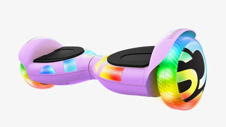 Jetson Litho X LED Light-Up Hoverboard | 400W Motor | 10 MPH | 10 Mile Range | Active Balance | 6.3” Wheels | 220 lb Capacity