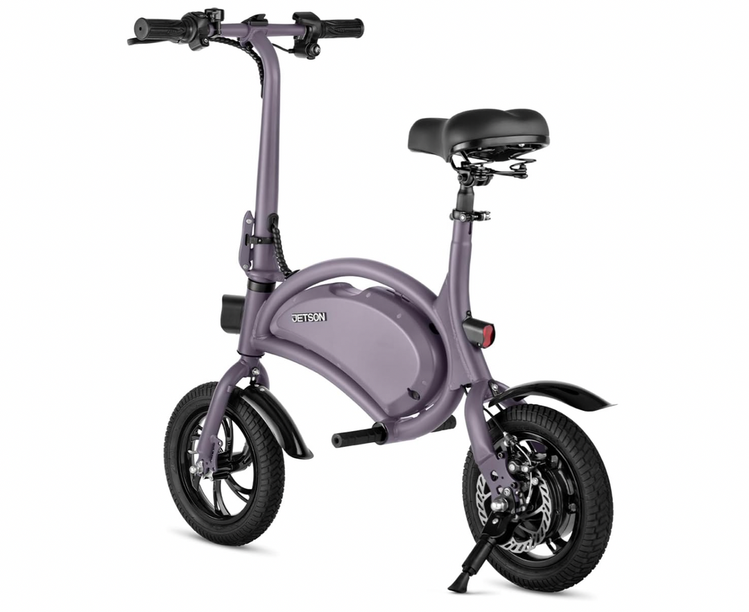 Jetson Bolt Folding Electric Ride-On Bike | 15 Mile Max Range | 15.5 MPH | Built-in Carrying Handle | Ages 13+