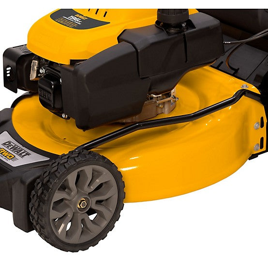 Dewalt 21 in. 196cc RWD Self-Propelled Lawn Mower | Model | PowerAdapt Engine | 11 in. High Rear Wheels | 3-in-1 Side Discharge, Mulching & Bagging | Refurbished (Some Cosmetic Wear)