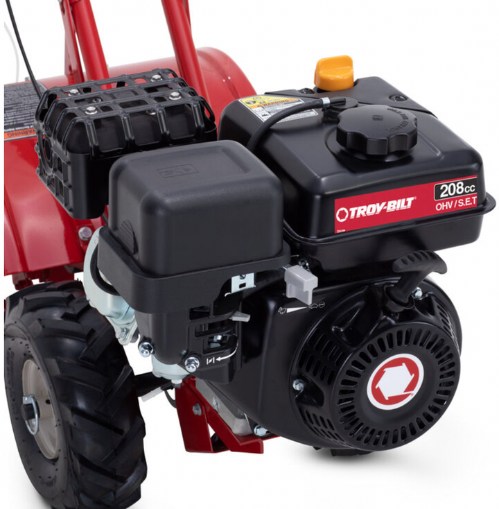 Restored Troy-Bilt Bronco CRT Tiller | 208cc Engine | 14" Rear Tine Tiller (Refurbished)