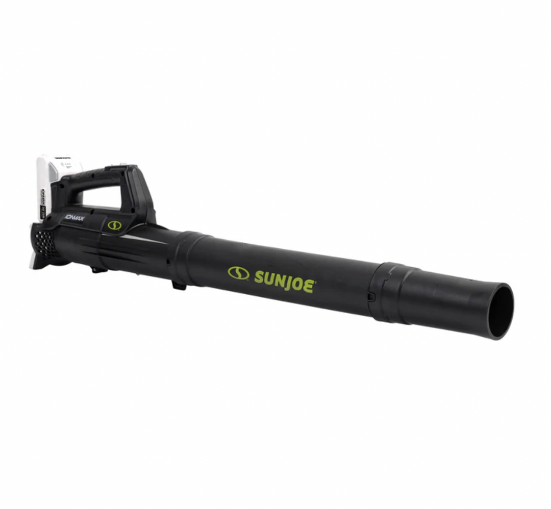 Restored Sun Joe 24V-TB-2AMP-KIT | 24V Cordless Turbine Jet Blower | 100-MPH | 280-CFM | W/ 2 x 2.0-Ah Batteries + Dual-Port Charger (Refurbished)