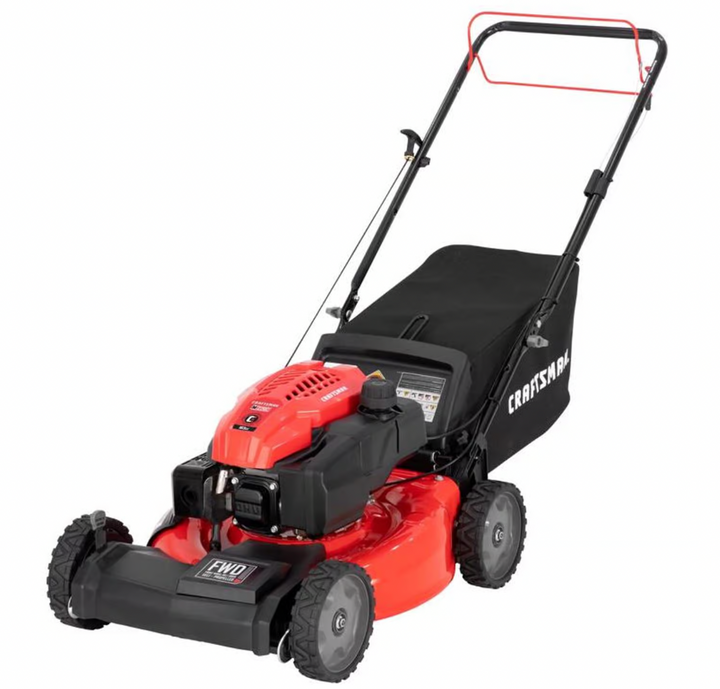 Craftsman M220C | 21in 163cc Gas Self-Propelled Lawn Mower | 3-in-1 Deck | 6 Position Height Adjustment (12A-A2C2093)