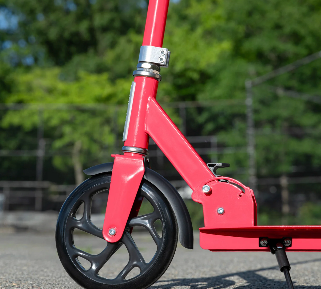 Jetson Hex 8” Big Wheel Kick Scooter | Foldable Design | Adjustable Handlebar | Rear Foot Brake | Ages 8+ | 220 lb Capacity | In-Store Exclusive