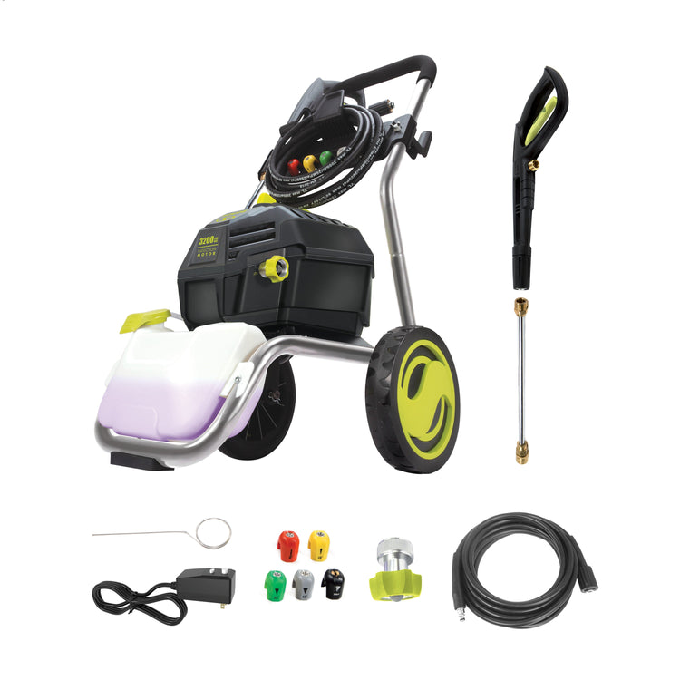 Restored Sun Joe SPX4800 | 14.9-Amp Electric Pressure Washer | With 5 Quick-Connect Tips & Detergent Tank | Cleans Cars, Fences, Patios, Decks, Sidewalks & More | Some Cosmetic Wear (Refurbished)