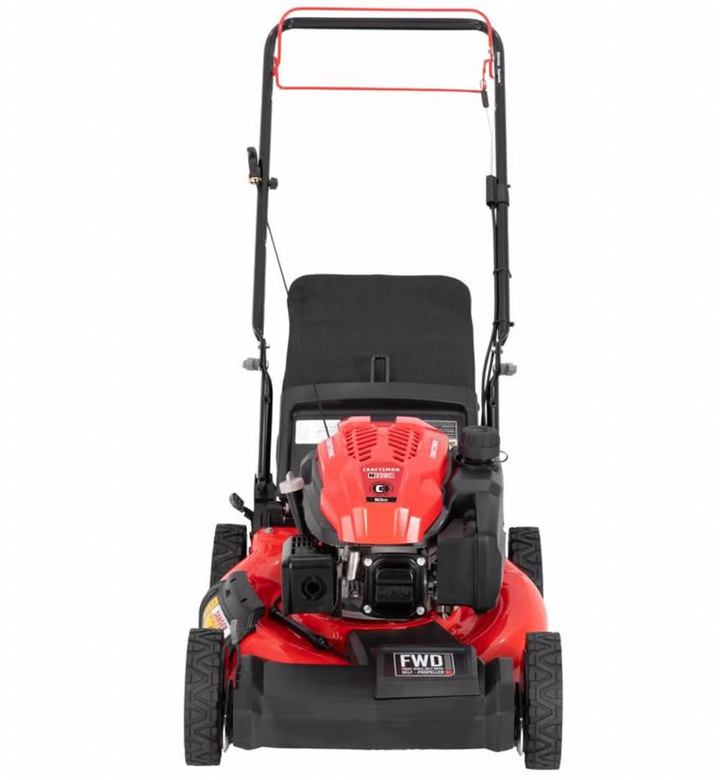 Restored Craftsman M220C | 21in 163cc Gas Self-Propelled Lawn Mower | 3-in-1 Deck | 6 Position Height Adjustment (12A-A2C2093) (Refurbished)