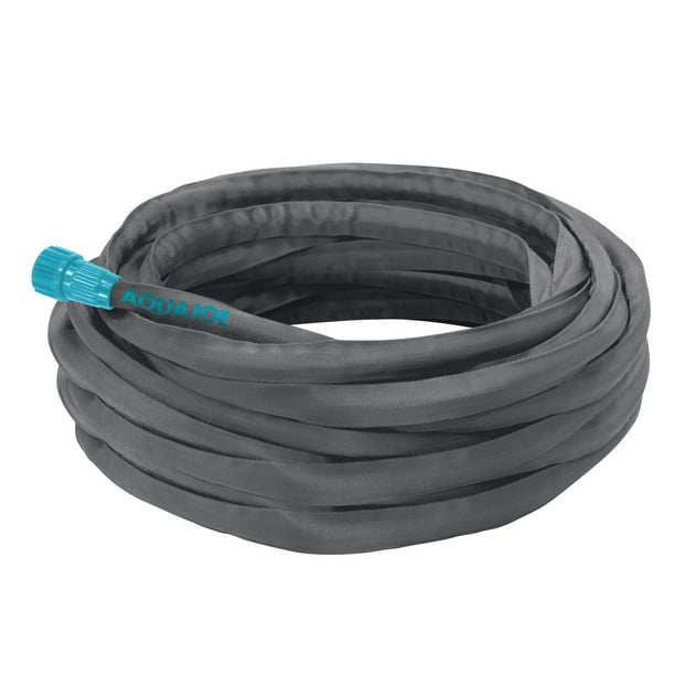 Restored Aqua Joe AJFJH50 Ultra Flexible Kink Free Fiberjacket Garden Hose | 50-Foot (Refurbished)